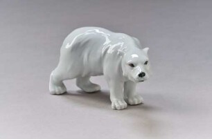 Porzellanfigur eines Eisbärs