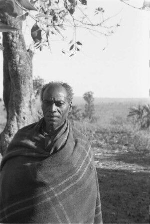 Anführer der Sidama : Portrait eines Anführers der Sidama.