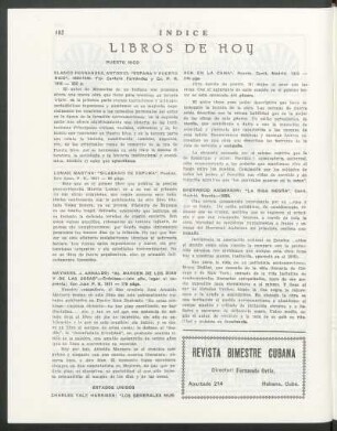 Libros de hoy