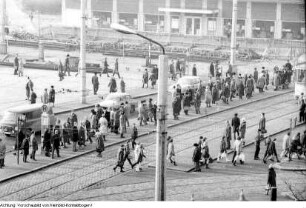 Dresden, Postplatz, Januar 1969