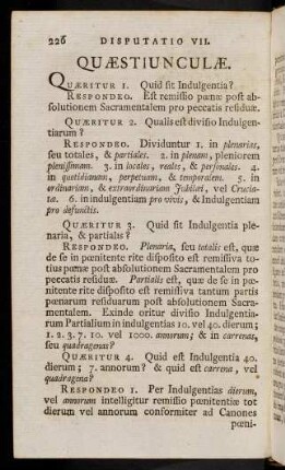 226-246, Quaeritur 1. - Quaeritur 20.