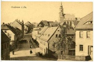 Oederan. Blick auf Oederan
