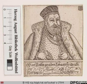 Bildnis Johann Friedrich I. der Großmütige, Kurfürst von Sachsen (reg. 1532-47)