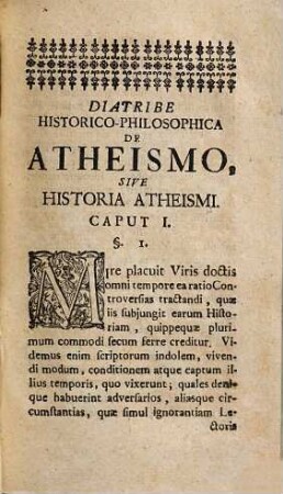 Historia Atheismi
