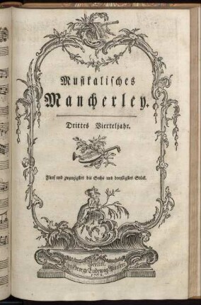 Drittes Vierteljahr. Fünf und zwanzigstes bis Sechs und dreyßigstes Stück.