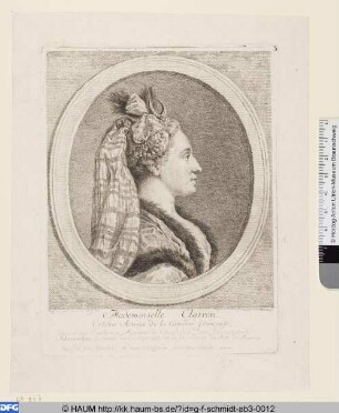 Mademoiselle Clairon