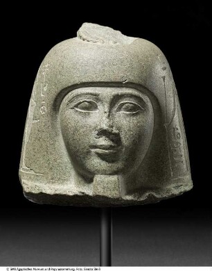 Kopf einer kuboiden Statue des PA-an-mnj (Paanmeni)