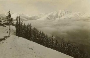 Kitzbüheler Alpen. Blick vom Unterkunftshaus "Alpenrose" nach Südwesten über das Tal der Windauer Ache