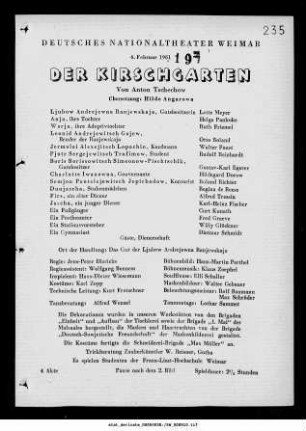 Der Kirschgarten