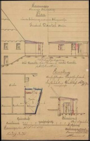 Dautel, Friedrich, Bauer Anbau eine Schuppens