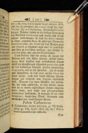 Pulvis Catharticus.