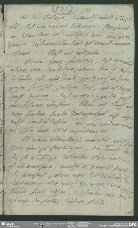 Eigenh. Brief von Friedrich von Schlegel an August Wilhelm von Schlegel, o.O., ohne Datumsangabe