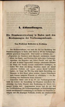 Zeitschrift für die gesamte Staatswissenschaft : ZgS = Journal of institutional and theoretical economics. 4. 1847