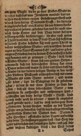 Das Gebet des Herrn, Nebst der göttlichen Antwort darauf : Erläutert in Unterschiedlichen Bezeugungen Des Geistes, Geschehen zu Leisingen und Battenberg Im Berner-Gebieth, Im December 1716.