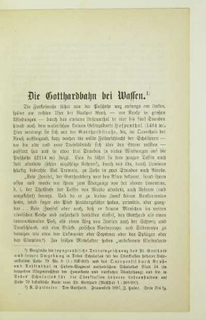 Die Gotthardbahn bei Wassen