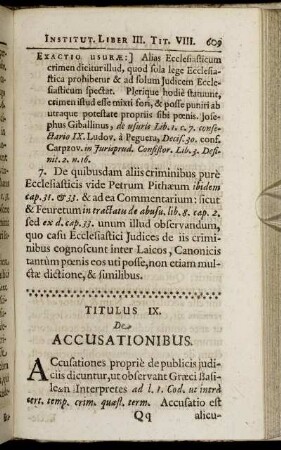 Titulus IX. - Titulus XV.