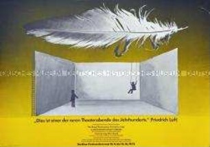 Plakat zu einer Aufführung der Royal Shakespeare Company von Shakespeares "Sommernachtstraum" bei den Berliner Festwochen 1972