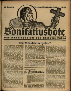 Ausgabe vom Sonntag, den 23. September 1934.