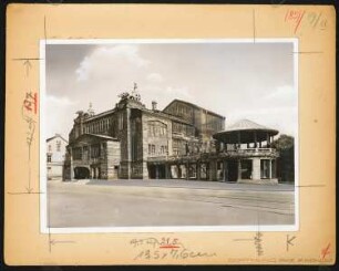Stadttheater, Dortmund: Ansicht von Süden