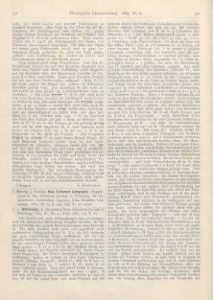 131-133 [Rezension] Harris, J. Rendel, New Testament Autographs