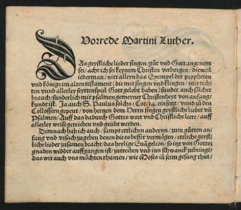 Vorrede Martini Luther.