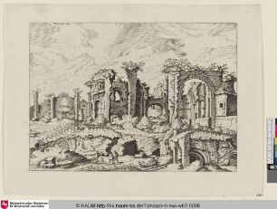Palatii maioris ruinae [Ansicht der Ruinen auf dem Palatin; Fourth View of the Ruins on the Palatine]
