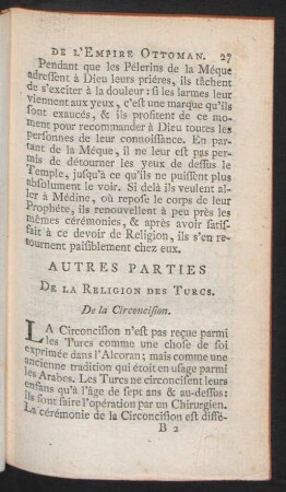 Autres Parties De La Religion Des Turcs.