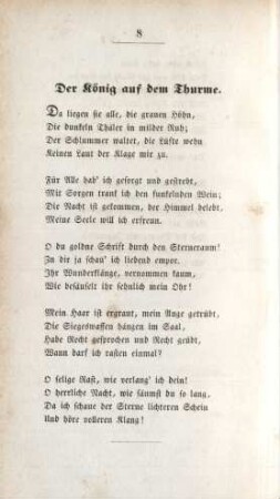 Der König auf dem Thurme.