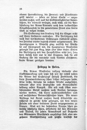 Feldzug in Polen.