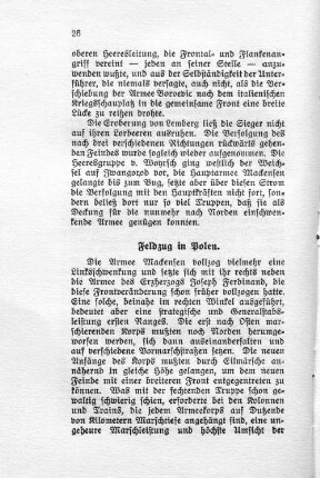 Feldzug in Polen.
