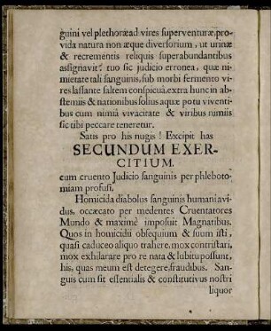 Secundum Exercitium.