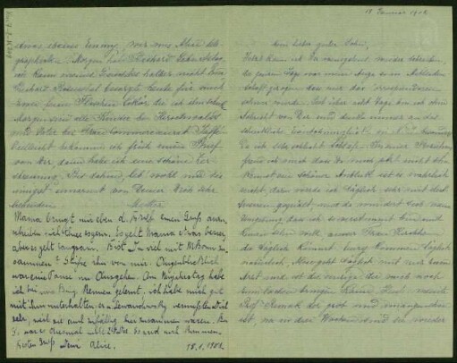 Mutter 16. Dez. 1900 - Mai 1902