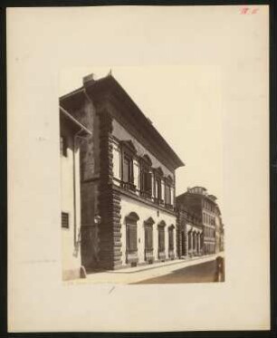 Palazzo Pandolfini, Florenz: Ansicht, Straßenfassade