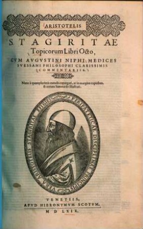 Aristotelis Stagiritae topicorum libri VIII