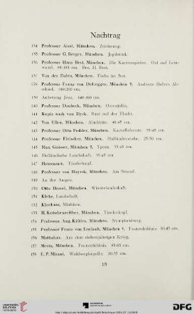 Nachtrag (Nr. 134-186)
