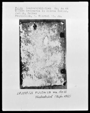 Glossa ordinaria in libros Tobias, Judith, Esther — Einband