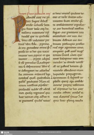 Gregorii Magni Cura (s. regula) pastoralis