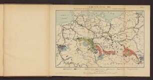 ELBE-KIEL-KANAL 1896. Übersichtskarte der Verkehrswege und der Erzeugungsstätten der wichtigsten Massenartikel.
