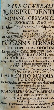 Pars Generalis Jurisprudentiae Romano-Germanicae