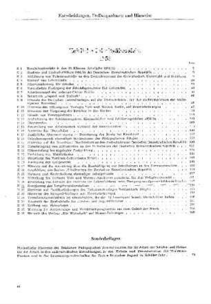 Zeitliche Inhaltsübersicht 1955 : Entscheidungen, Stellungnahmen und Hinweise