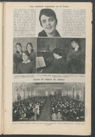 Una cantante argentina en el Colón