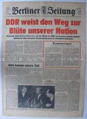 Tageszeitung "Berliner Zeitung" zur Tagung des Nationalrats der Nationalen Front