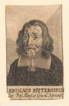 Nikolaus Rittershausen, Prof. jur. in Altdorf und Ratskonsulent in Nürnberg