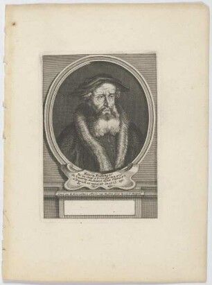 Bildnis des Henry Bullinger
