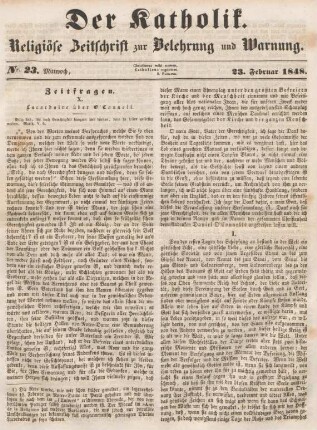 93-96 Zeitfragen : X. Lacordaire über O'Connell