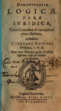 Demonstratio Logicae verae iuridica