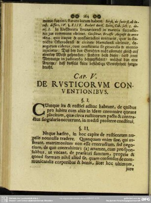 Cap. V. De Rusticorum Conventionibus