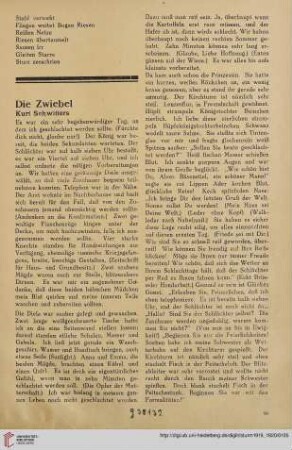 Die Zwiebel