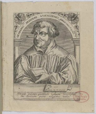 Bildnis des Georgius, Fürst von Anhalt