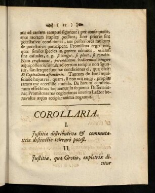 15-16, Corollaria